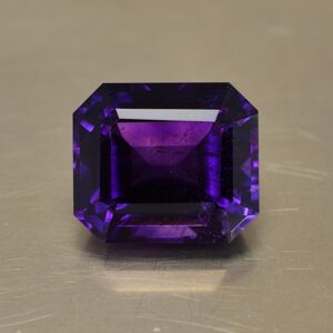 Amethyst eme cut 12.1x10.5mm 6.51cts am103 SOLD