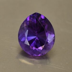 Amethyst pearshape 11.1x9.5mm 3.53cts am104 SOLD