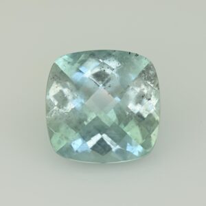 Aquamarine ch sq cush 13.9x13.7mm 8.65cts N aq305