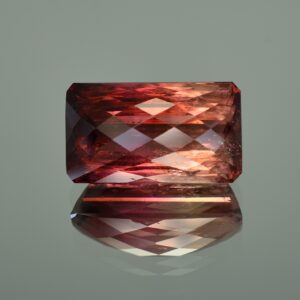 BiColorTourmaline ch eme cut 22.0x12.6mm 27.38cts N tm1123