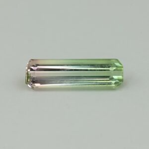 BiColorTourmaline eme cut 12.2x3.8mm 1.38cts N tm1685
