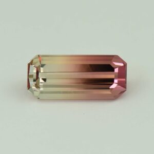 BiColorTourmaline eme cut 17.9x7.9mm 8.79cts N tm1634 a SOLD