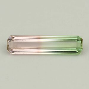BiColorTourmaline eme cut 19.2x4.8mm 3.06cts N tm1677 b SOLD