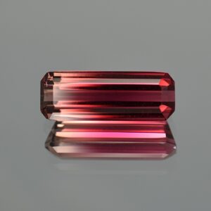 BiColorTourmaline eme cut 19.4x7.2mm 7.81cts N tm963