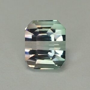 BiColorTourmaline eme cut 6.5x5.5mm 1.69cts N tm1054 SOLD