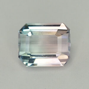 BiColorTourmaline eme cut 7.7x6.8mm 1.78cts N tm1260 SOLD