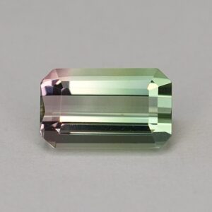 BiColorTourmaline eme cut 7.8x4.8mm 1.25cts N tm786 SOLD