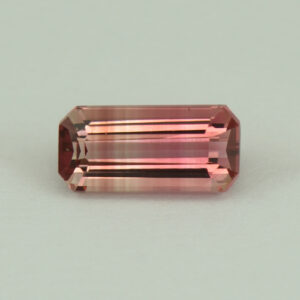 BiColorTourmaline eme cut 9.7x4.6mm 1.72cts N tm997