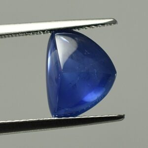 BlueSapphire cab triangle sugarloaf 10.9x8.6mm 4.20cts H c sa424