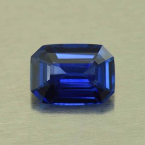BlueSapphire eme cut 7.8x5.7mm 1.45cts H sa992 SOLD