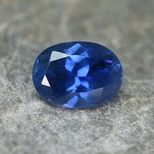 BlueSapphire oval 6.4x4.8mm 0.83cts H sa329