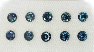BlueSapphire round 3.5mm 1.94cts 10pcs N sa290 SOLD