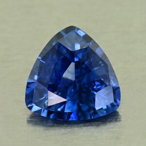 BlueSapphire trill 7.0x6.7x3.3mm 1.05cts H sa1115 a