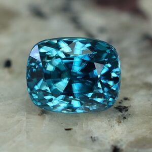 BlueZircon cush 8.4x6.7mm 4.37cts zn2310 SOLD