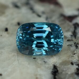 BlueZircon cushion 10.2x7.2mm 5.40cts zn2286 SOLD