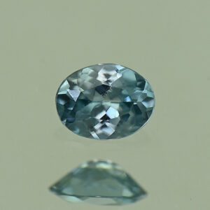 BlueZircon oval 3.7x2.9mm 0.16cts H zn6992