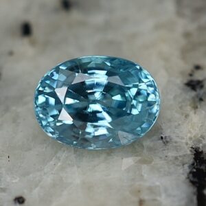 BlueZircon oval 8.0x5.9mm 2.20cts zn3167 SOLD