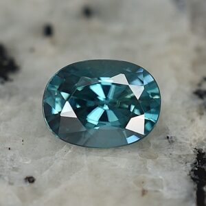 BlueZircon oval 8.0x6.0mm 1.93cts zn3166 SOLD