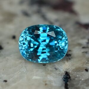BlueZircon oval 9.5x7.4mm 5.19cts zn2289 SOLD