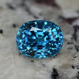 BlueZircon oval 9.5x7.7mm 5.11cts zn2311 SOLD