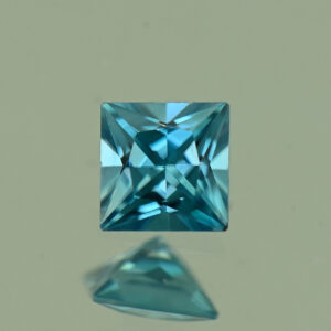 BlueZircon princess 4.0mm 0.41cts H zn7014 SOLD