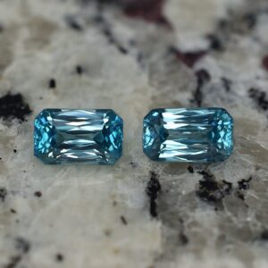 BlueZircon rad pair 9.0x5.5mm 6.18cts zn2359