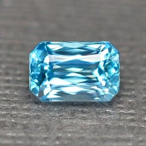 BlueZircon radiant 7.6x5.1mm 2.61cts zn2356 SOLD