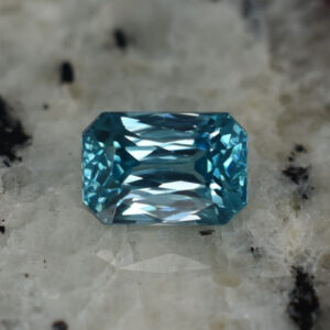 BlueZircon radiant 7.8x5.3mm 2.62cts H zn2358 b SOLD