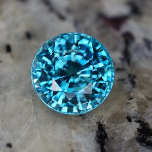 BlueZircon round 10.2 7.30cts zn2353 SOLD