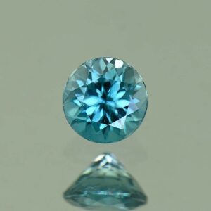 BlueZircon round 4.0mm 0.40cts H zn7015