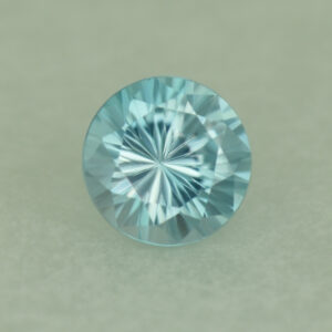 BlueZircon round 5.0mm 0.66cts H zn5081 a
