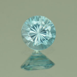 BlueZircon round 5.0mm 0.66cts H zn5081 b