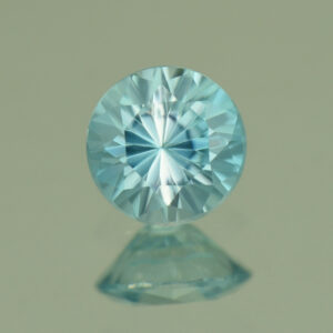 BlueZircon round 6.0mm 1.10cts H zn5082