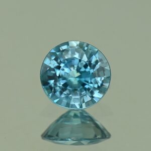 BlueZircon round 6.2mm 1.20cts H zn6655