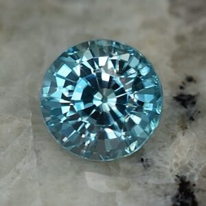 BlueZircon round 6.5mm 1.79cts a zn2611 SOLD