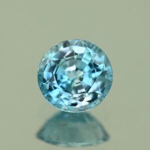 BlueZircon round 6.8mm 1.66cts H zn6668