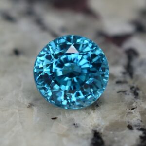 BlueZircon round 8.1mm 4.66cts zn3232 SOLD