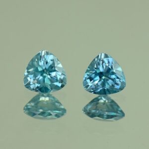 BlueZircon trill pair 5.5mm 1.88cts H zn4822