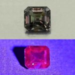 CCDragonGarnet eme cut 6.5x6.0mm 1.41cts N cc286 combo UV