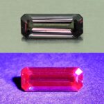 CCDragonGarnet eme cut 8.5x3.2mm 0.66cts N cc458 combo UV SOLD