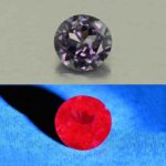 CCDragonGarnet round 6.6x6.5mm 1.14cts N cc432 combo UV SOLD