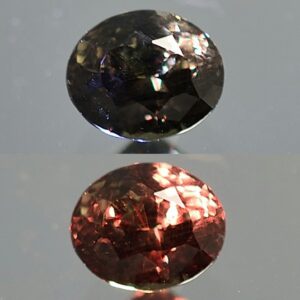 CCGarnet oval 7.5x6.2mm 1.96cts combo cc126 SOLD