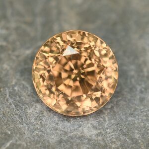 ChampagneZircon round 10.6mm 8.70cts zn848 1