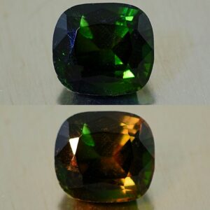 ChromeTourmaline Usambara cush 7.3x6.7mm 1.61cts ct147 combo