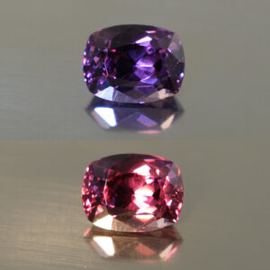 ColorChangeGarnet cush 7.3x5.6mm 1.70cts N cc365 combo