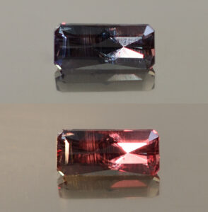 ColorChangeGarnet eme cut 8.8x4.0mm 1.17cts N cc325 combo SOLD