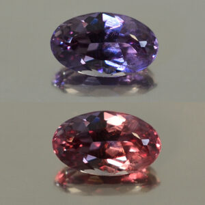 ColorChangeGarnet oval 10.4x6.2mm 2.66cts N cc198 combo SOLD