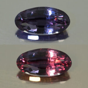 ColorChangeGarnet oval 11.5x5.8mm 2.56cts N cc199 combo SOLD