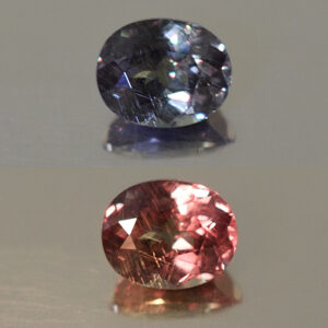 ColorChangeGarnet oval 5.7x4.6mm 0.80cts N cc380 combo SOLD
