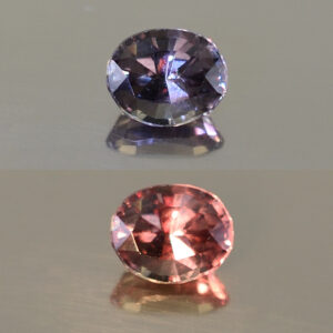 ColorChangeGarnet oval 6.3x5.1mm 1.05cts N cc362 combo SOLD